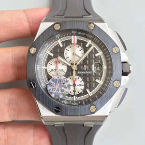 Audemars Piguet Royal Oak Offshore 26400IO.OO.A004CA.01 JF Factory Hot Replica Watches V2 Black Dial