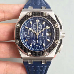 Audemars Piguet Royal Oak Offshore Juan Pablo Montoya 26030PO.OO.D001IN.01 JF Factory Hot Replica Watches V2 Blue Dial