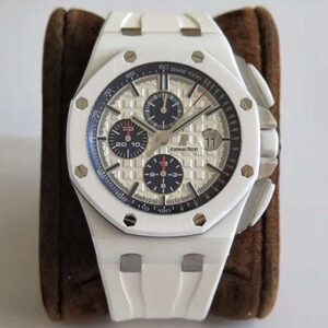 Audemars Piguet Royal Oak Offshore 26402CB.OO.A010CA.01 JF Factory Hot Replica Watches V2 White Dial