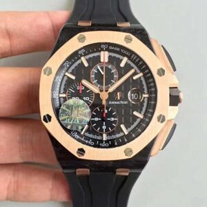 Audemars Piguet Royal Oak Offshore QE2 Cup 2016 26406FR.OO.A002CA.01 JF Factory Hot Replica Watches V5 Black Dial
