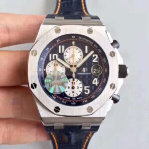 Audemars Piguet Royal Oak Offshore Navy 26470ST.OO.A027CA.01 JF Factory Hot Replica Watches V2 Blue Dial