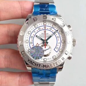 Rolex Yacht Master II 116689 JF Factory Hot Replica Watches White Dial