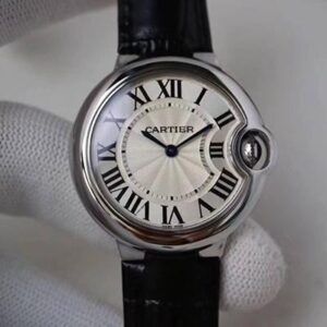 Ballon Bleu De Cartier WE902073 33MM V6 Factory Hot Replica Watches Silver Dial
