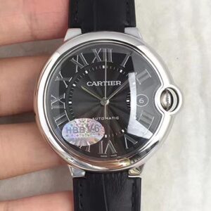 Ballon Bleu De Cartier 42MM WSBB0003 V6 Factory Hot Replica Watches Black Dial