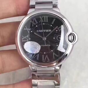 Cartier Ballon Bleu 42MM W6920042 V6 Factory Hot Replica Watches Black Dial