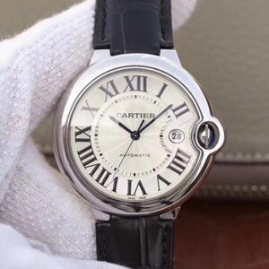 Ballon Bleu De Cartier 42MM W6901351 V9 Factory Hot Replica Watches Silver Dial