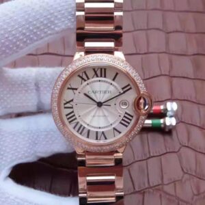 Ballon Bleu De Cartier 42MM V6 Factory Hot Replica Watches White Dial