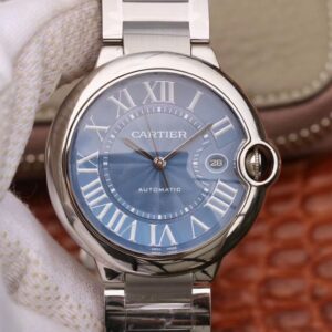 Ballon Bleu De Cartier 42MM WSBB0025 V9 Factory Hot Replica Watches Blue Dial