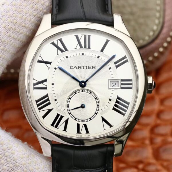 Drive De Cartier WSNM0004 GS Factory Hot Replica Watches White Dial
