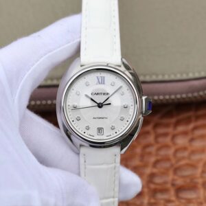 Cle De Cartier Ladies 35mm WJCL0032 Hot Replica Watches Silver-gray Dial