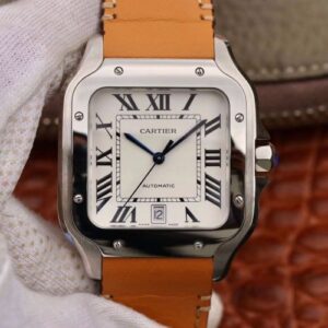 Cartier Santos De Cartier Large 2018 WSSA0009 KOR Factory Hot Replica Watches White Dial