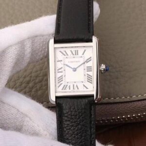 Cartier Tank Solo Ladies 31MM WSTA0030 JF Factory Hot Replica Watches Silver Dial