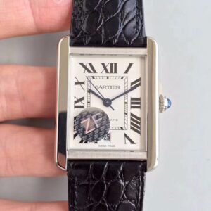 Cartier Tank Solo XL Automatic W5200027 ZF Factory Hot Replica Watches White Dial