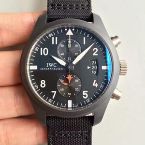 IWC Pilot Top Gun Chronograph IW389001 ZF Factory Hot Replica Watches Anthracite Dial