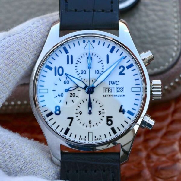 IWC Pilot Chronograph IW377725 ZF Factory Hot Replica Watches White Dial