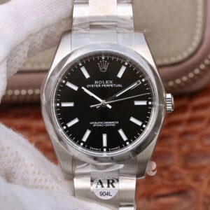 Rolex Oyster Perpetual 114300 39mm AR Factory Hot Replica Watches Black Dial
