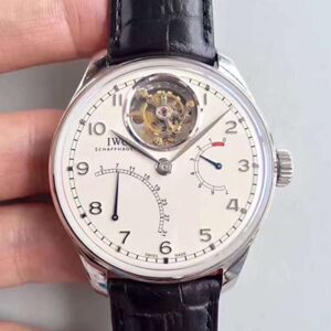 IWC Portugieser Tourbillon Mystere Retrograde IW504601 YL Factory Hot Replica Watches White Dial
