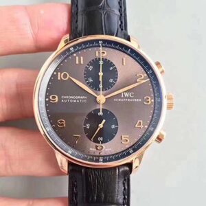 IWC Portugieser Chronograph IW371482 ZF Factory Hot Replica Watches Anthracite Dial