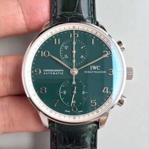 IWC Portugieser Chronograph Edition 150 Years IW371601 YL Factory Hot Replica Watches Green Dial