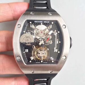 Richard Mille RM001 Tourbillon JB Factory Hot Replica Watches Black Dial