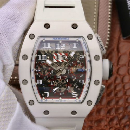 Richard Mille RM011 Chronograph KV Factory Hot Replica Watches White Hollow Dial Richard Mille RM011 Chronograph KV Factory Hot Replica Watches White Hollow Dial