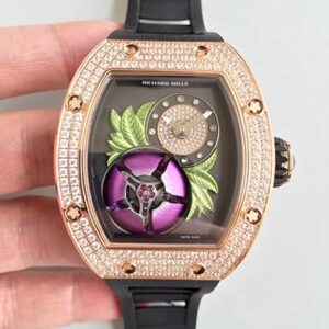 Richard Mille RM19-02 KV Factory Hot Replica Watches Tourbillon Fleur Magnolia Dial