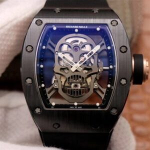 Richard Mille RM052-01 ZF Factory Hot Replica Watches Black Ceramic Grey Skull Dial