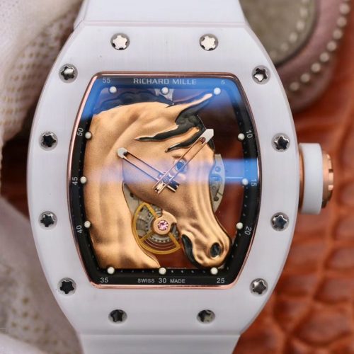 Richard Mille Polo Club Saint Tropez RM52-02 KV Factory Hot Replica Watches Gold Horse Head Skeleton Dial Richard Mille Polo Club Saint Tropez RM52-02 KV Factory Hot Replica Watches Gold Horse Head Skeleton Dial