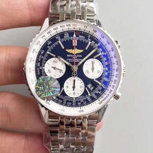 Breitling Navitimer 01 AB012012/BB01/447A JF Factory Hot Replica Watches Blue Dial