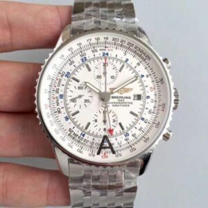 Breitling Navitimer World A2432212/G571-443A JF Factory Hot Replica Watches White Dial