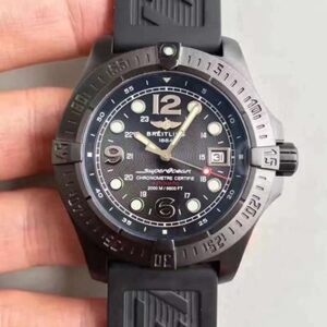 Breitling Superocean Steelfish A17390 GF Factory Hot Replica Watches Black Dial
