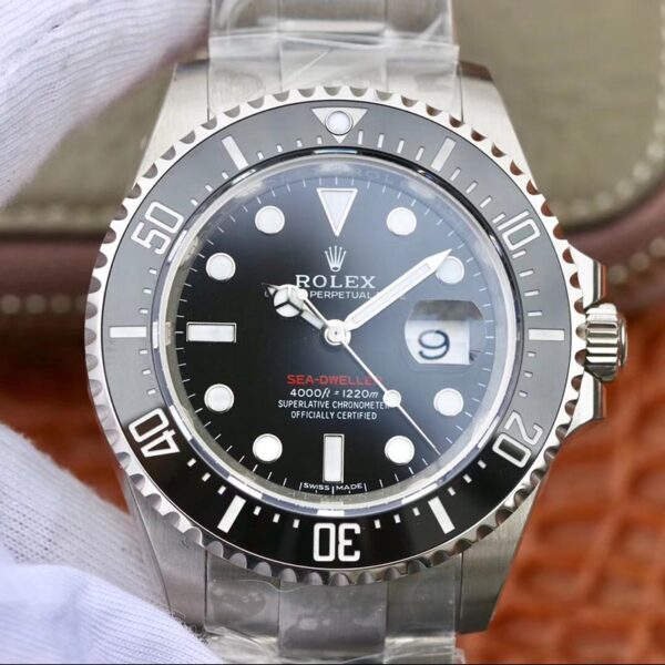 Rolex Sea-Dweller 126600 Noob Factory V9 Hot Replica Watches Black Dial