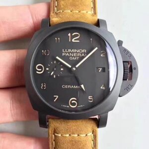 Panerai Luminor GMT 1950 3 Days PAM441 VS Factory Hot Replica Watches V2 Black Dial