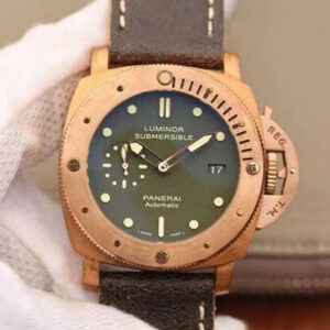Panerai Luminor Submersible 1950 Bronzo PAM382 VS Factory Hot Replica Watches V2 Green Dial