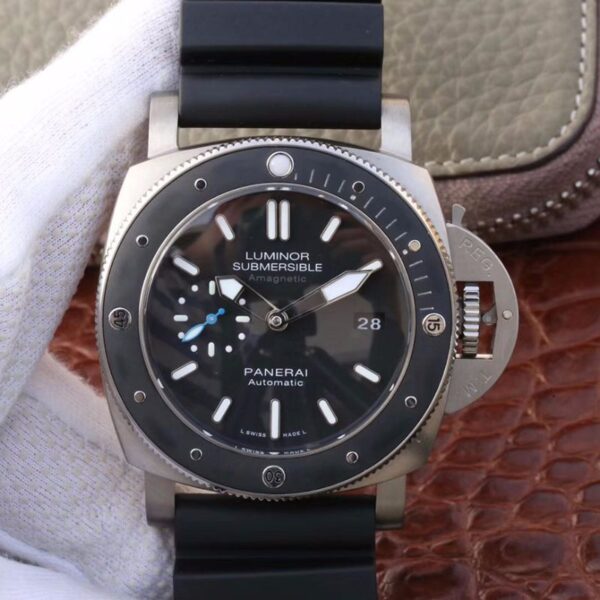 Panerai Luminor Submersible 1950 Amagnetic 3 Days PAM1389 VS Factory Hot Replica Watches Black Dial