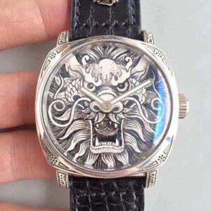 Panerai Radiomir FIRENZE Hand-Drawn Hot Replica Watches Dragon Pattern Dial