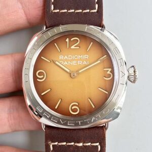 Panerai Radiomir 3 Days Acciaio Brevettato PAM687 ZF Factory Hot Replica Watches Brown Dial