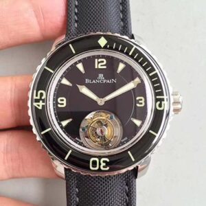 Blancpain Fifty Fathoms Tourbillon JB Factory Hot Replica Watches Black Dial