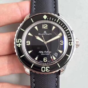 Blancpain Fifty Fathoms 5015-1130-52 ZF Factory Hot Replica Watches Black Dial