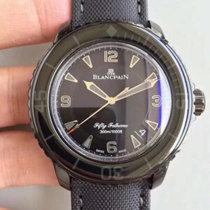 Blancpain Fifty Fathoms Dark Knight 5015-11C30-52A ZF Factory Hot Replica Watches Black Dial