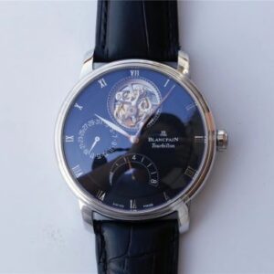 Blancpain Villeret Tourbillon 8 Jours 6025-1542-55b JB Factory Hot Replica Watches Black