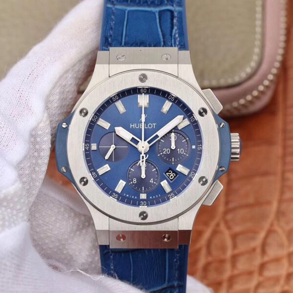 Hublot Big Bang Classic Fusion Chronograph 44mm 301.SX.7170.LR V6 Factory Hot Replica Watches Blue Dial