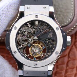 Hublot Big Bang Hollow Tourbillon Hot Replica Watches Stainless Steel Case Skeleton Dial