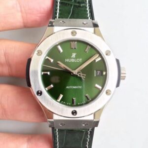 Hublot Classic Fusion 38MM 511.NX.8970.LR JJ Factory Hot Replica Watches Green Dial