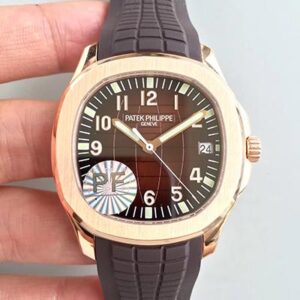 Patek Philippe Aquanaut Jumbo 5167R-001 PF Factory Hot Replica Watches Chocolate Dial