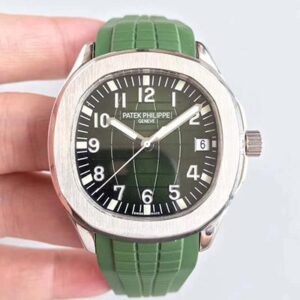 Patek Philippe Aquanaut Jumbo 5167A PF Factory Hot Replica Watches Green Dial