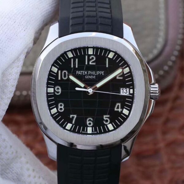 Patek Philippe Aquanaut Jumbo 5167A-001 Hot Replica Watches Black Dial