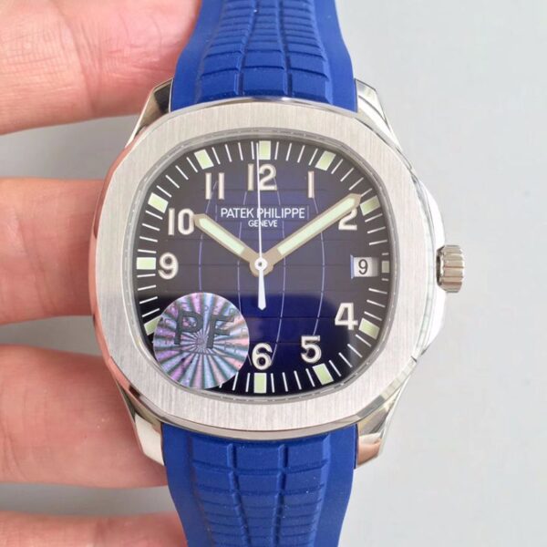 Patek Philippe Aquanaut 5168G-001 PF Factory Hot Replica Watches Black-blue Dial