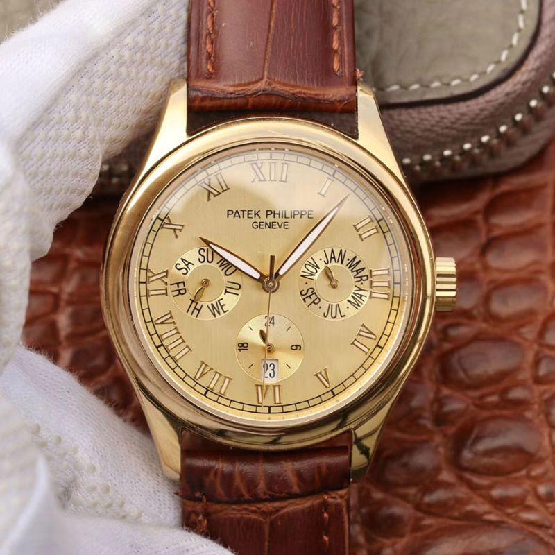 Patek Philippe Annual Calendar 5035J Hot Replica Watches Gold Dial Patek Philippe Annual Calendar 5035J Hot Replica Watches Gold Dial