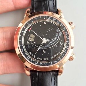 Patek Philippe Grand Complications Sky Moon Celestial 6102R-001 TW Factory Hot Replica Watches Black Dial